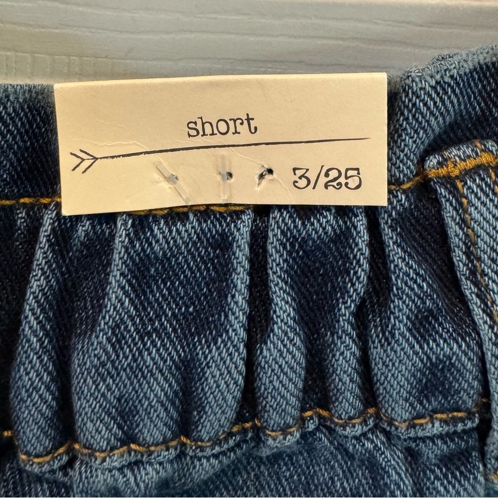 Banjara Juniors Blue Jean Shorts Size 3/25 Hippie Boho Festival Western - Picture 3 of 12
